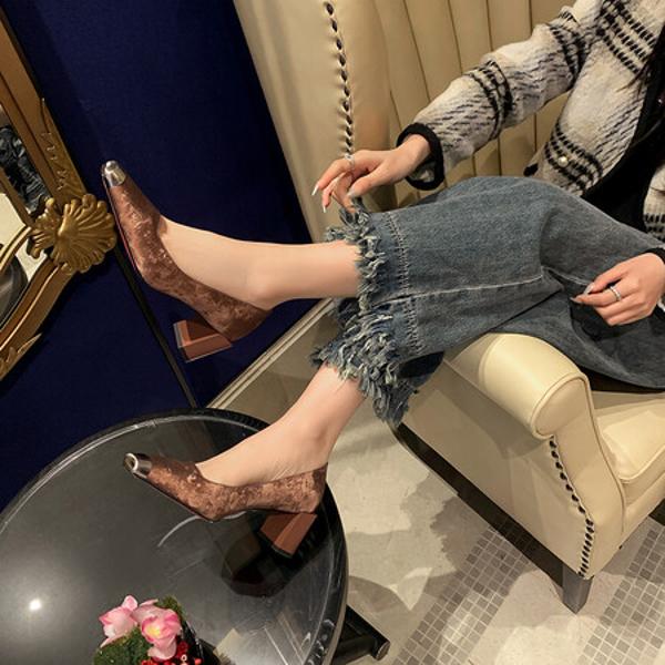 Handmade Leather Women's Shoes: Elegance Meets High-end Craftsmanship(EdmdA6231)