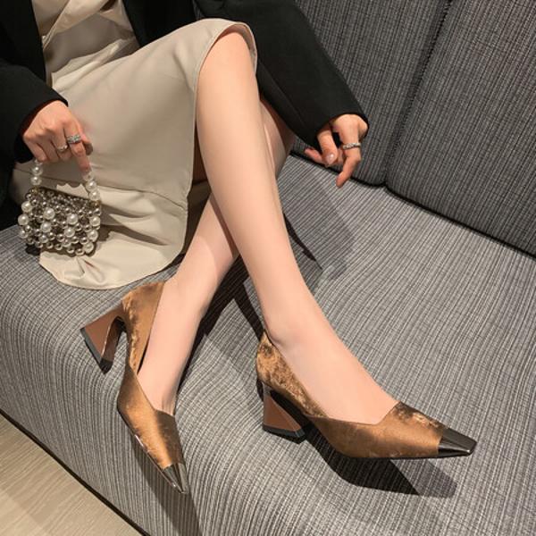 Elegant Handcrafted Genuine Leather Women's Shoes - Luxury and Quality Redefined(EdmdA6259)