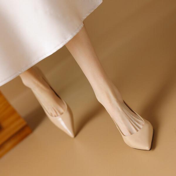 Handcrafted Luxury Leather Women’s Shoes: Elegance in Every Stitch(EdmdA6265)