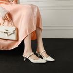 Handcrafted Luxury Leather Women's Shoes: Elegance in Every Stitch(EdmdA6267)