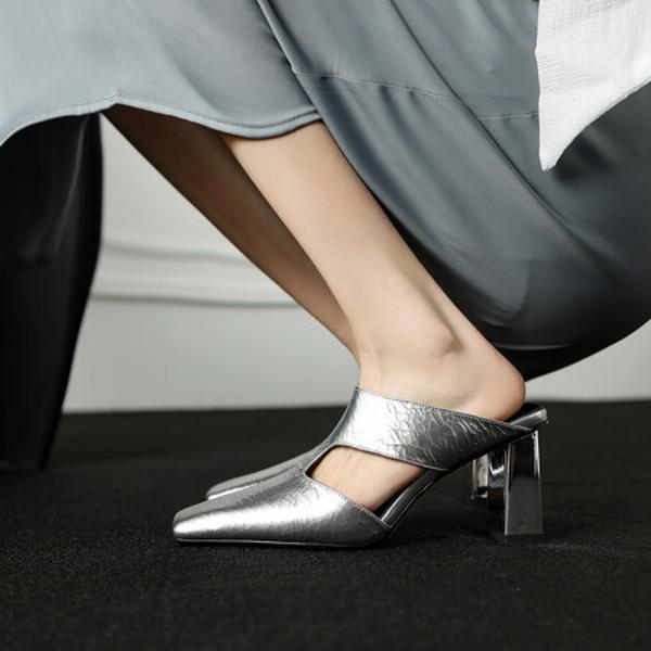 Handcrafted Genuine Leather Women’s Shoes - Luxurious Elegance & Craftsmanship(EdmdA6269)