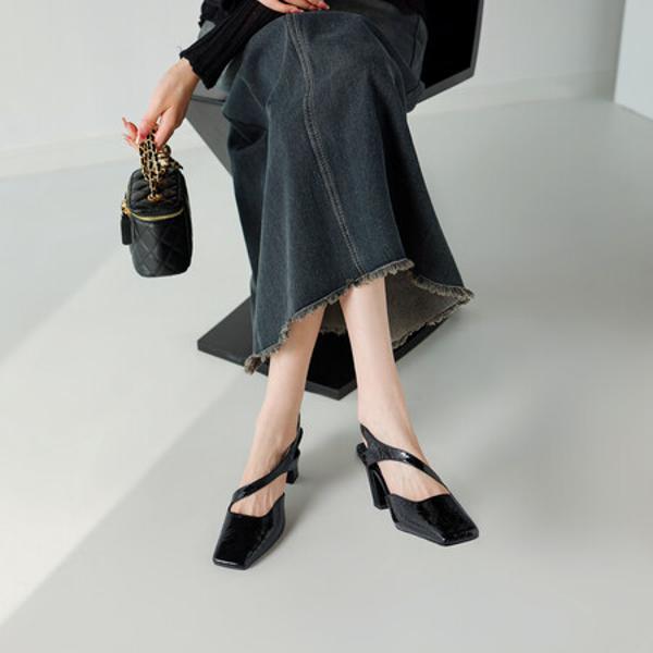 Handcrafted Leather Women's Shoes: Elegance in Every Stitch(EdmdA6268)