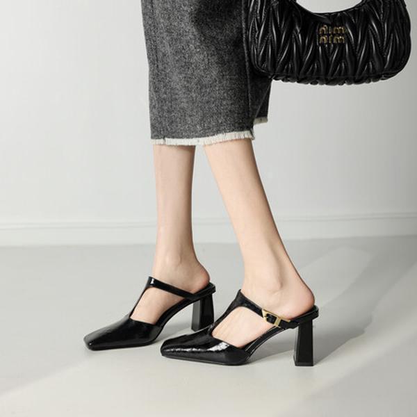 Handcrafted Premium Leather Women's Shoes for Elegant Sophistication(EdmdA6270)