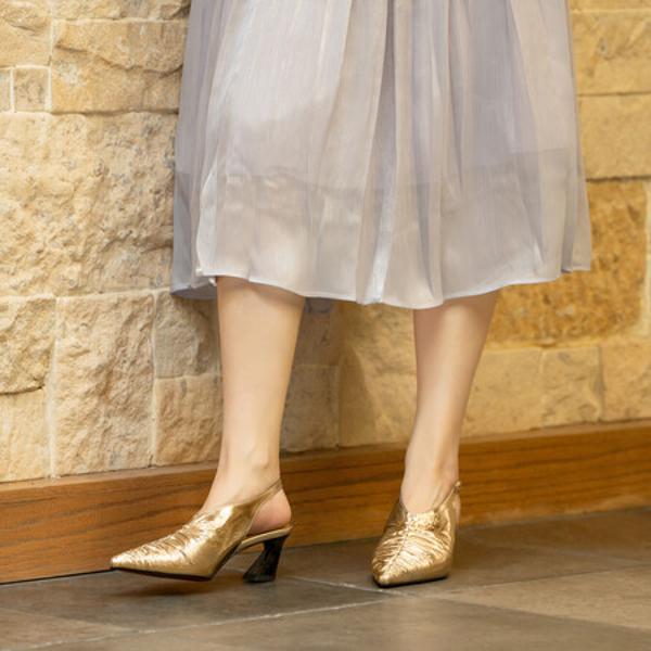 Handcrafted Genuine Leather Women's Shoes - Elegant Craftsmanship for Luxury Style(EdmdA6271)