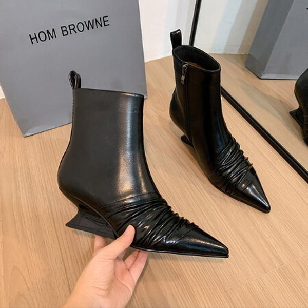 Exquisite Handcrafted Genuine Leather Women's Shoes: A Luxurious Touch of Elegance(EdmdA6307)