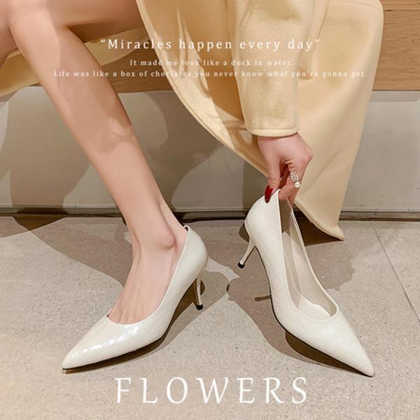 Luxurious Handcrafted Leather Shoes for Elegant Women(EdmdA6322)