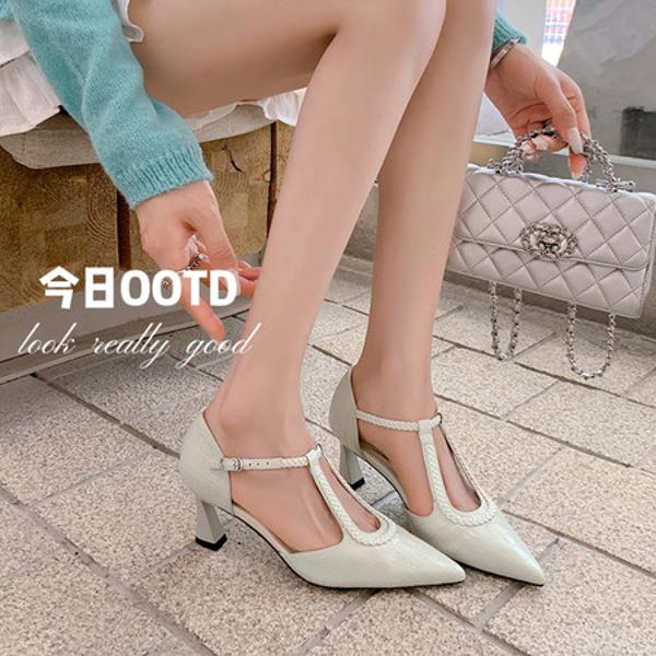 Exquisite Handcrafted Leather Women's Shoes: Elevate Your Elegance in Luxury(EdmdA6356)