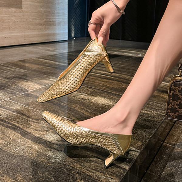 Handcrafted Leather Women's Shoes: Elegant Luxury with Superior Craftsmanship(EdmdA6362)