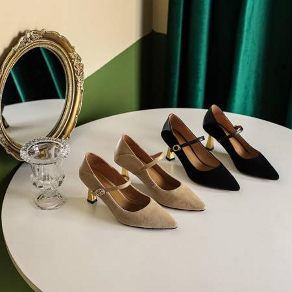 Elegance Redefined: Handmade Genuine Leather Women’s Luxury Shoes(EdslG300)