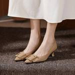 Handcrafted Genuine Leather Women's Shoes: Elegance, Luxury, and Artisanal Craftsmanship(EdslG187)