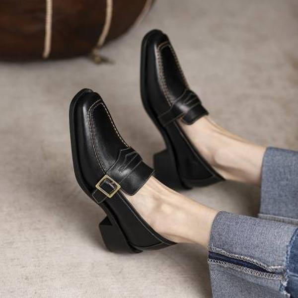 Handcrafted Luxury Leather Women's Shoes – Exquisite Elegance & Quality(EdslG238)