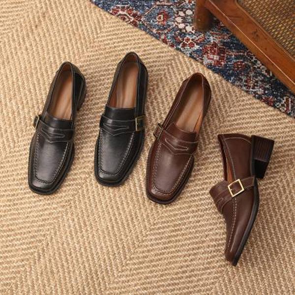 Handcrafted Luxury Leather Women's Shoes – Exquisite Elegance & Quality(EdslG238)