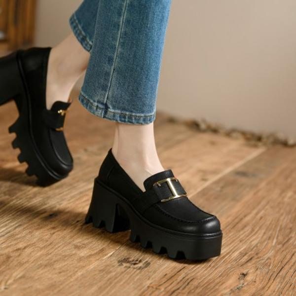 Handcrafted Genuine Leather Women's Shoes: Luxury & Elegance(EdslG43)