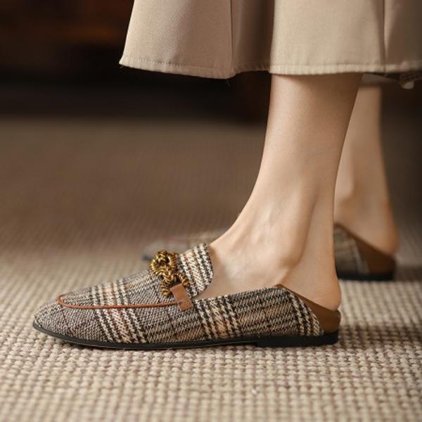 Luxurious Handcrafted Leather Women’s Shoes with Elegance(EdslG83)