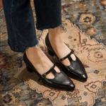 Handcrafted Luxury Leather Women's Shoes – Elegance in Every Step(EdslG162)