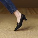 Luxurious Handcrafted Leather Women’s Shoes(Edsl376)