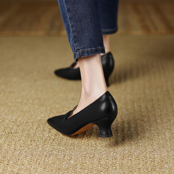 Luxurious Handcrafted Leather Women’s Shoes(Edsl376)