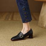 Handcrafted Luxury Leather Women's Shoes: Elegance Defined(Edsl379)