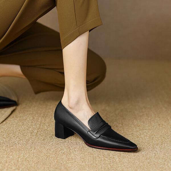 Handcrafted Luxury Leather Shoes for Elegant Women(EdslG350)
