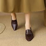 Handcrafted Luxury Leather Shoes for Elegant Women(EdslG350)