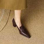 Handcrafted Luxury Leather Shoes for Elegant Women(EdslG350)