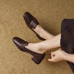 Elegant Handmade Leather Women's Shoes: Exquisite Craftsmanship & Luxury(EdslG385)