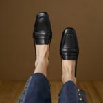 Elegant Handmade Leather Women's Shoes: Exquisite Craftsmanship & Luxury(EdslG385)