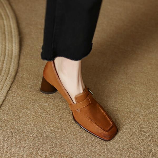 Elegant Handcrafted Leather Women's Shoes of Luxurious Quality(EdslG425)