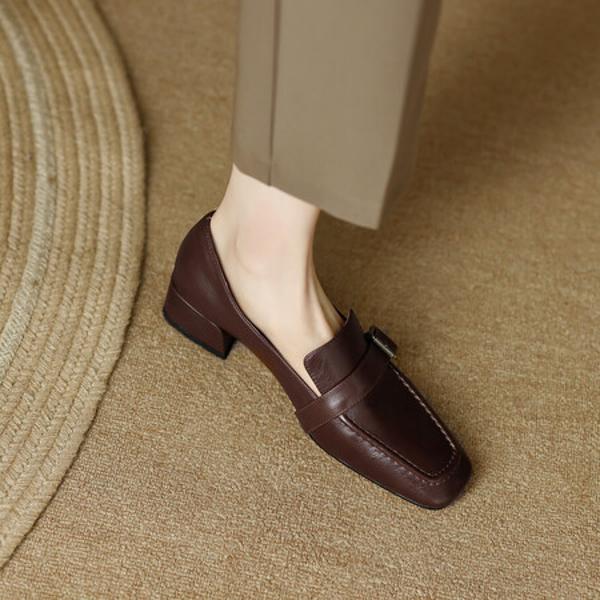 Handcrafted Luxurious Leather Women's Shoes of Exquisite Quality(EdslG423)