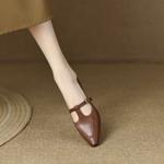 Handcrafted Luxury Leather Women's Shoes(EdslG400)