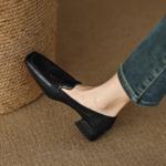 Handcrafted Genuine Leather Women's Shoes: Elevate Elegance with Luxurious Quality.(EdslG2336)