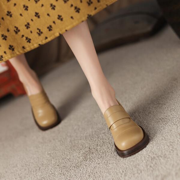 Handcrafted Genuine Leather Women’s Shoes: Elegant Luxury with Exquisite Craftsmanship(EdslG2302)