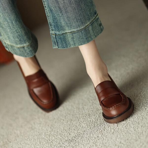 Elegant Handcrafted Leather Women’s Shoes - Luxurious Quality(EdslG2352)