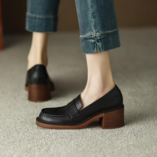 Elegant Handcrafted Leather Women’s Shoes - Luxurious Quality(EdslG2352)