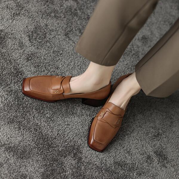 Exquisite Handmade Leather Women's Shoes: Sophisticated Craftsmanship and Luxury(Edsl2321)