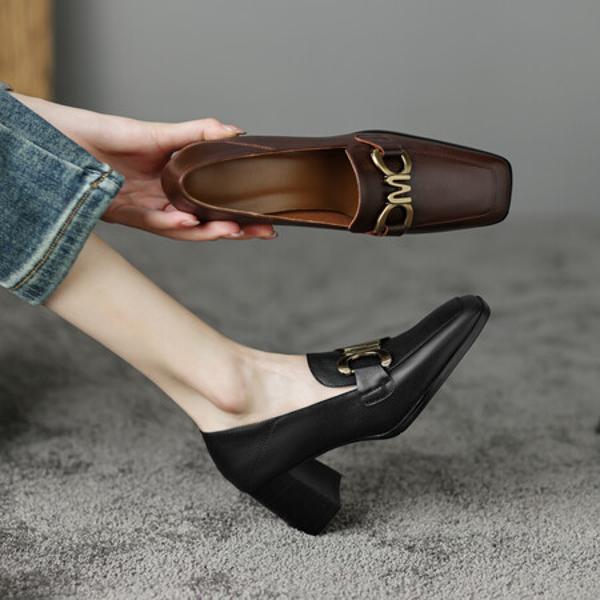 Exquisite Handmade Leather Women's Shoes: Luxurious Craftsmanship & Elegance(Edsl2318)