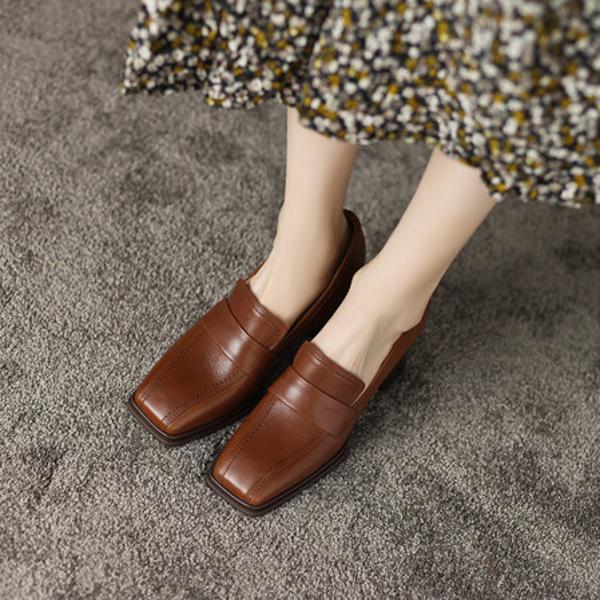 Handcrafted Genuine Leather Women's Shoes: Luxurious Elegance.(EdslG2327)