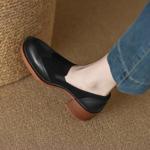 Elegant Handcrafted Leather Women's Shoes - Luxury Quality Craftsmanship(EdslG2374)