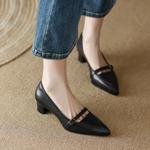 Exquisite Handcrafted Leather Women's Shoes for Elegant Sophistication(EdslG2372)