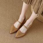 Handcrafted Luxury Leather Women’s Shoes - Elegance in Every Stitch(EdslG2371)