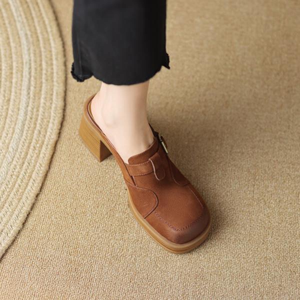 Elegance Redefined: Luxurious Handcrafted Leather Women's Shoes(EdslG2376)