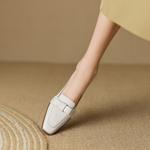 Crafted Elegance: Luxurious Handmade Leather Shoes for the Discerning Woman(EdslG2391)