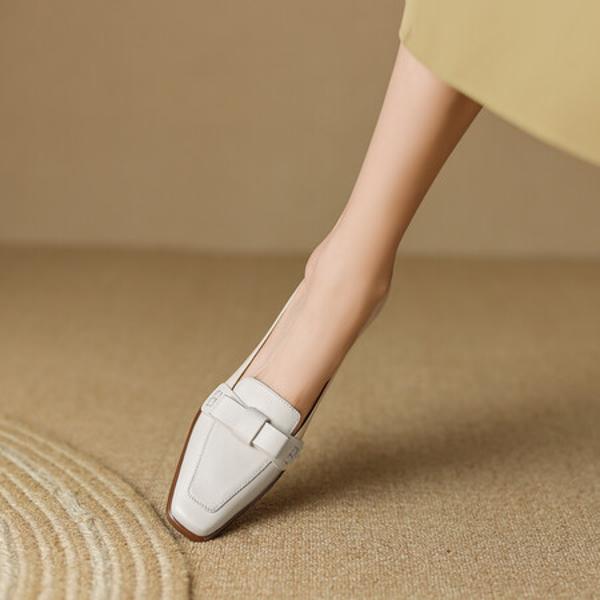 Crafted Elegance: Luxurious Handmade Leather Shoes for the Discerning Woman(EdslG2391)