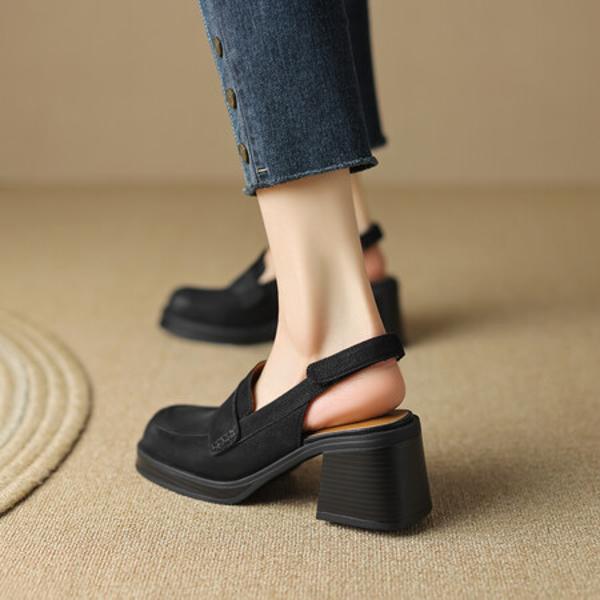 Handcrafted Luxury Leather Women's Shoes - Elegant Artistry(EdslG2386)