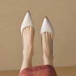 Handcrafted Leather Women's Shoes: Luxury Elegance(EdslG2380)