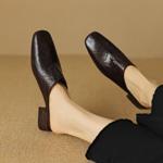 Handcrafted Genuine Leather Women's Shoes: Elegance in Every Stitch(EdslG2510)