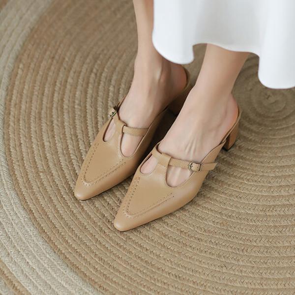 Exquisite Handmade Leather Women’s Shoes: Luxury Craftsmanship and Timeless Elegance(EdslG221-1)