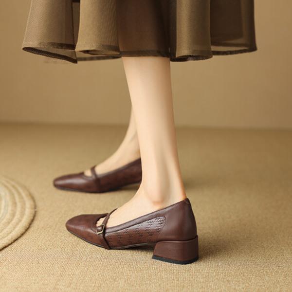 Exquisite Handcrafted Leather High-End Women’s Shoes(EdslG2561)