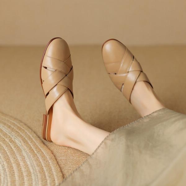 Exquisite Handmade Genuine Leather Women's Shoes: A Touch of Luxury and Elegance(EdslG2576)