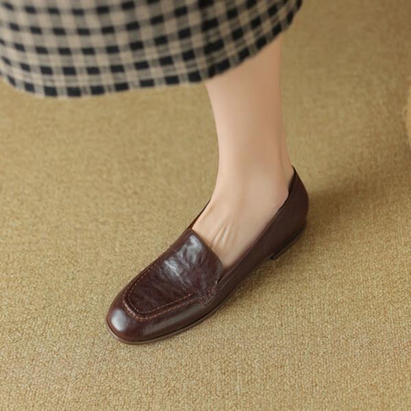 Luxury Handcrafted Leather Women's Shoes - Elegance Redefined(Edsl2577)